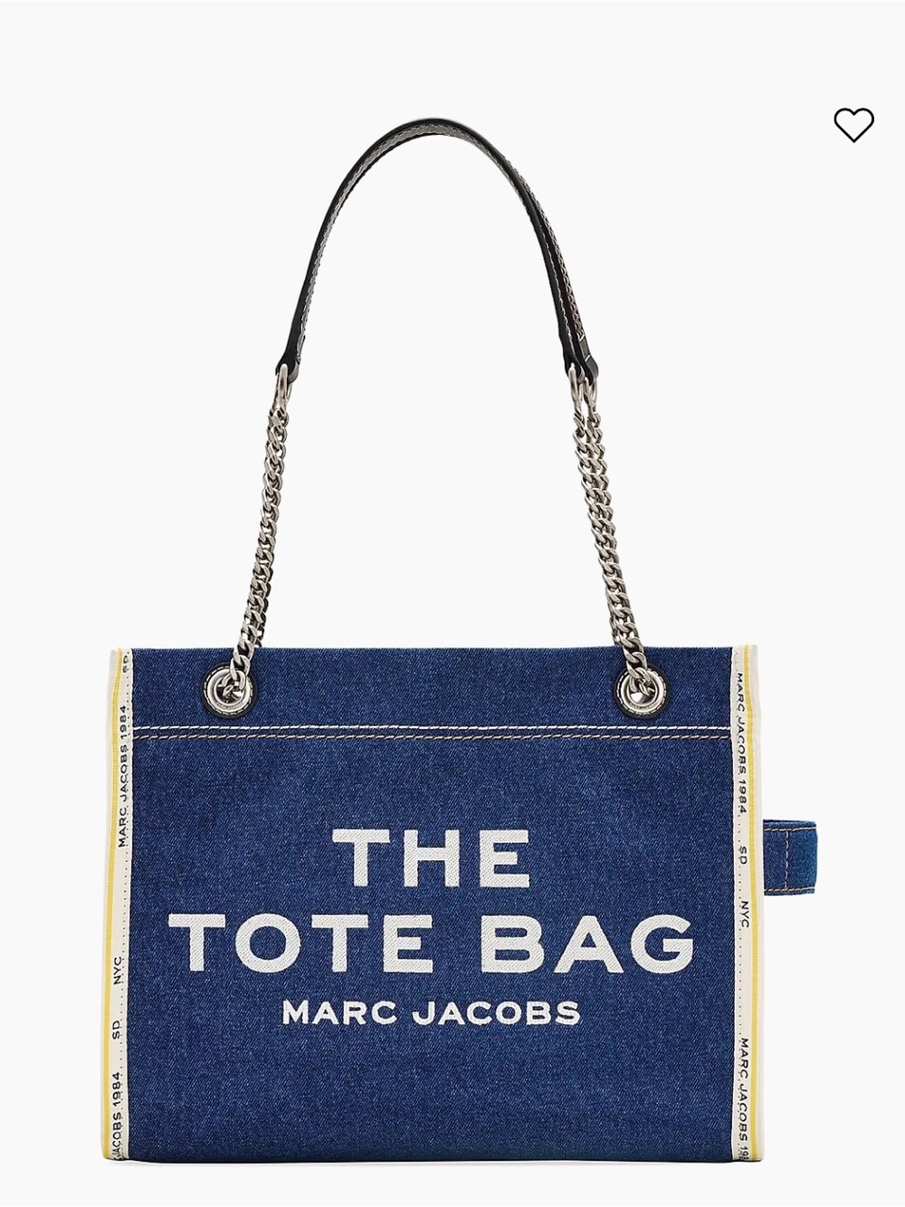 Marc Jacobs- The Denim Chain Medium Tote Bag